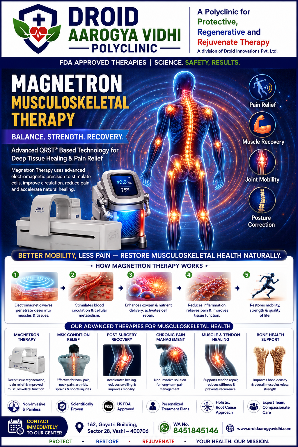 Magnetron musculoskeletal therapy brochure