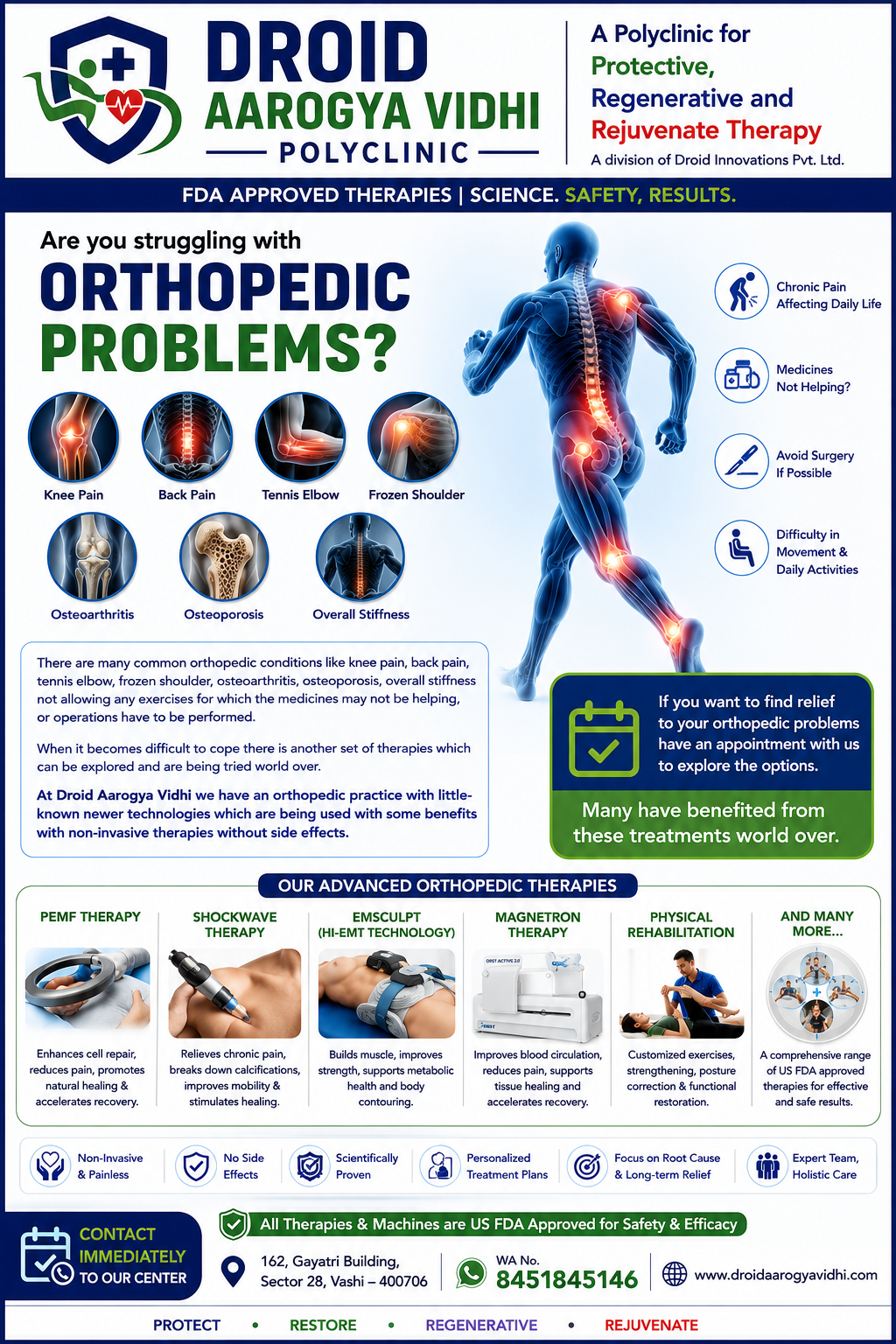 Orthopaedic problems and therapies brochure